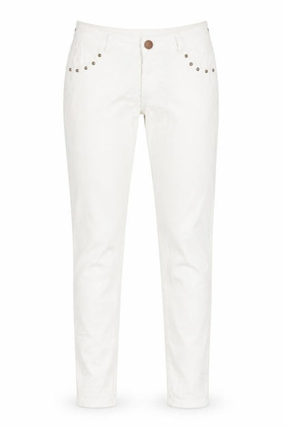 Womens UK Size 8 Clockhouse Slim Fit Skinny White Jeans