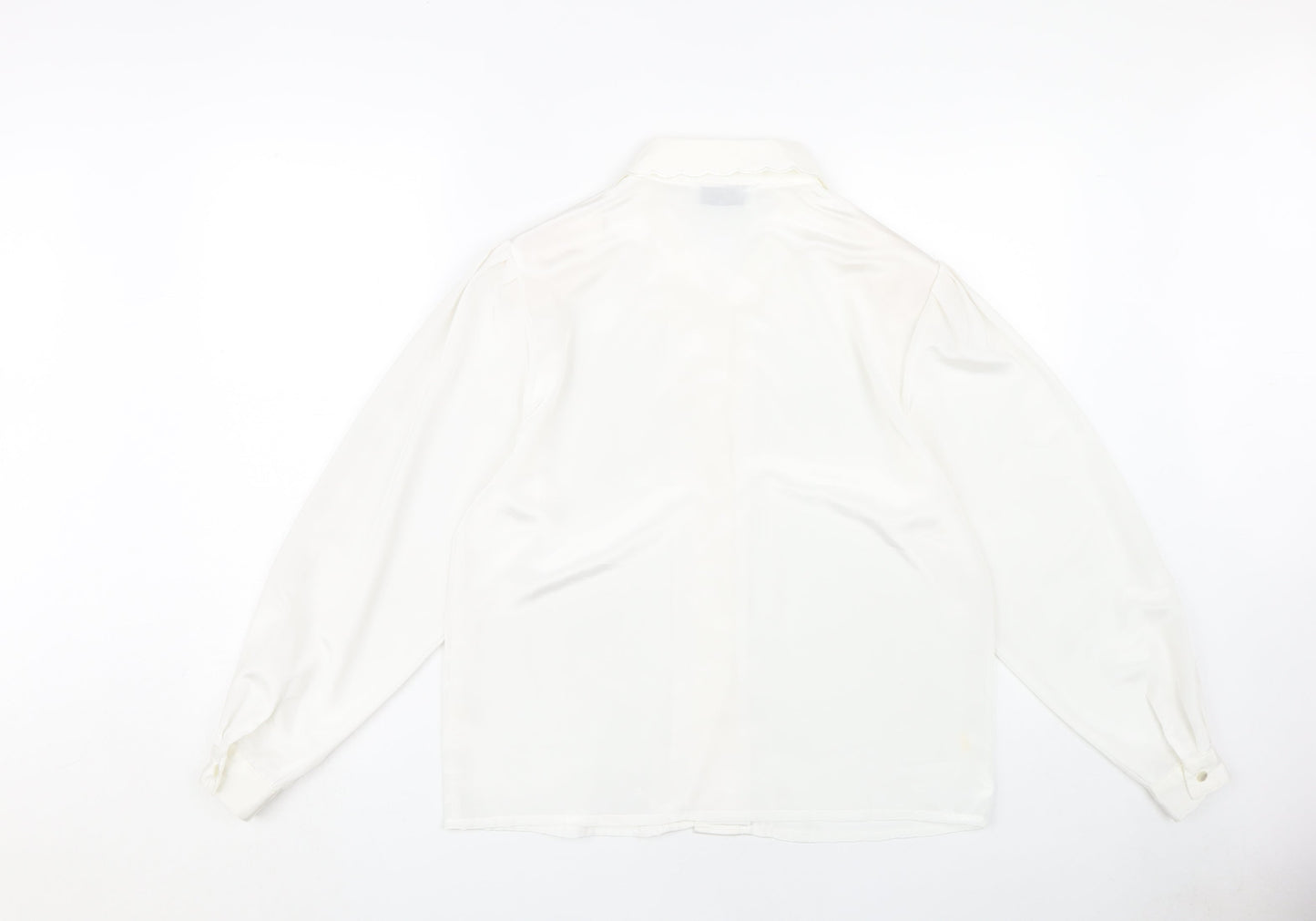 Womens UK Size 12 Eastex White Basic Blouse