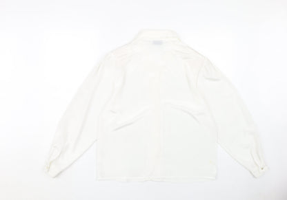 Womens UK Size 12 Eastex White Basic Blouse