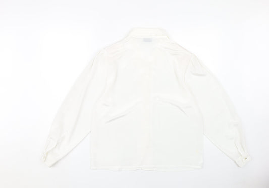 Womens UK Size 12 Eastex White Basic Blouse