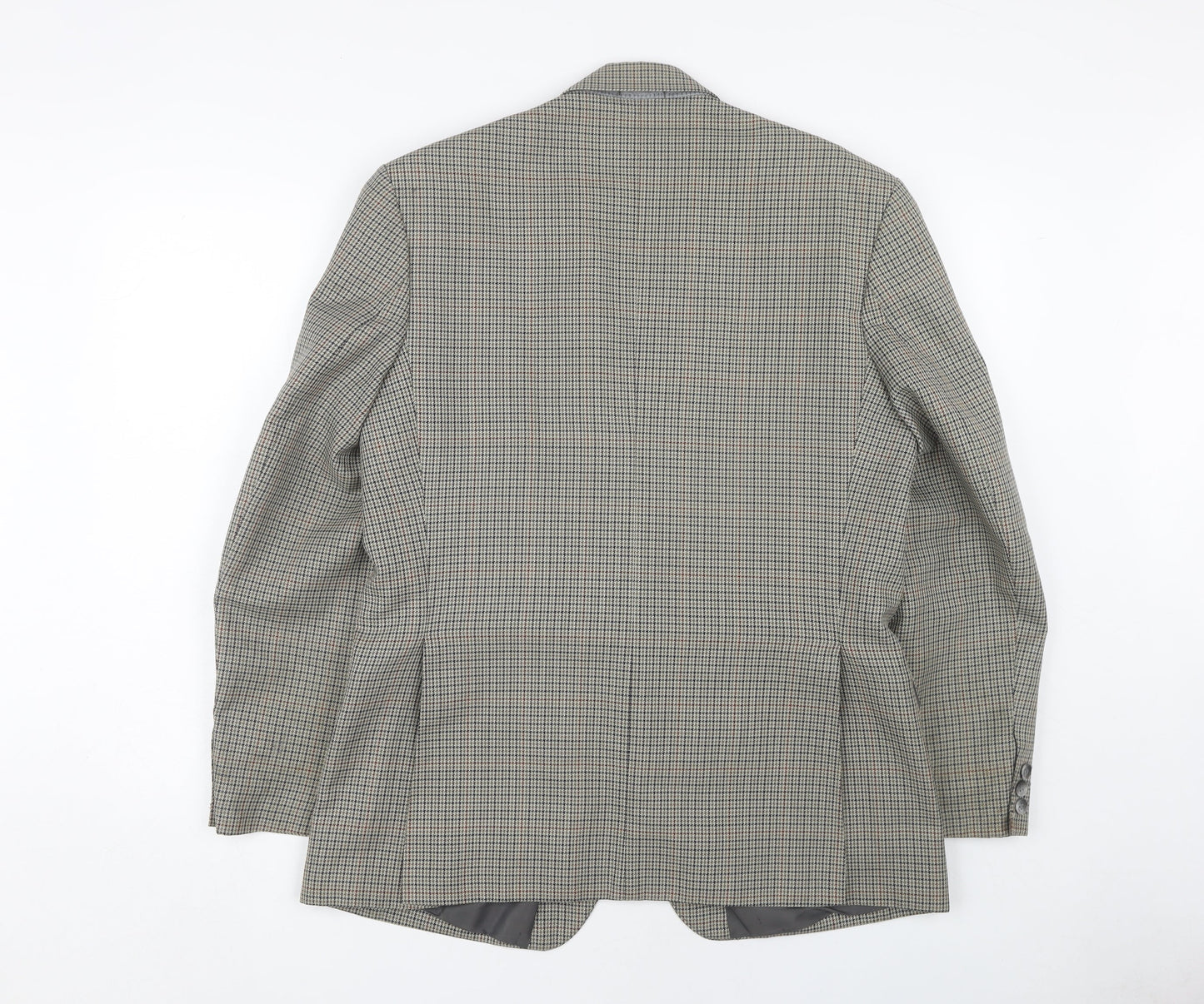 Centaur Men's Grey 40 Blazer, Check Pattern, Vintage