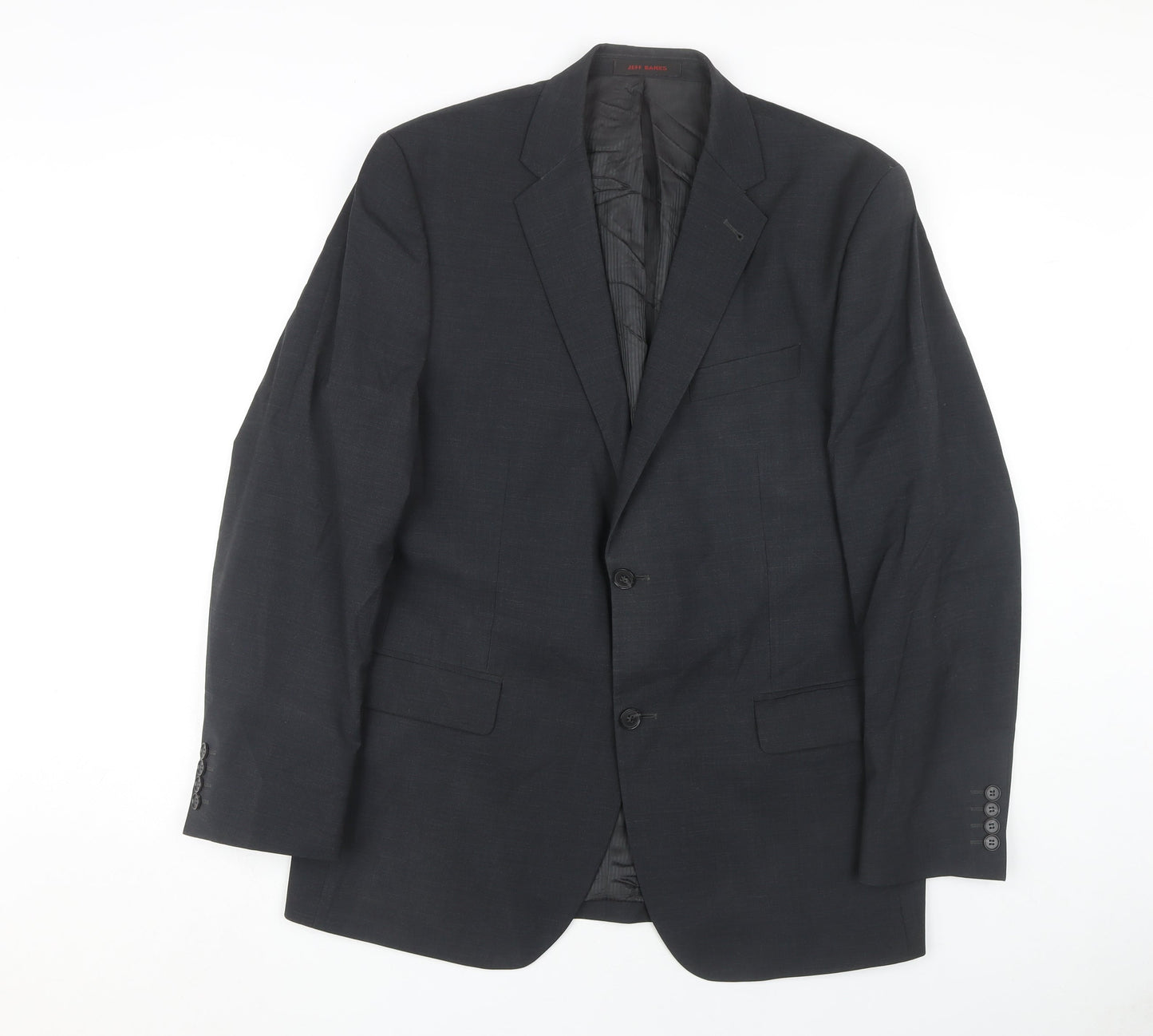 Jeff Banks Men's Grey Blazer, 42 Regular Fit, Formal Wear