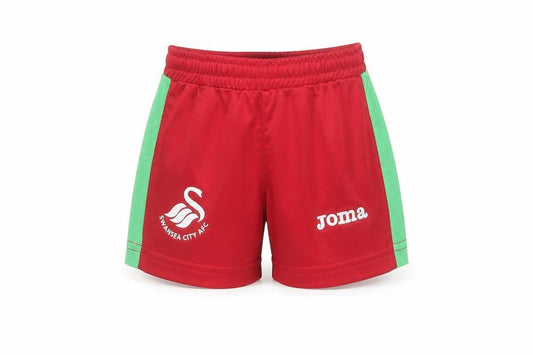 Front view of Joma unisex baby red shorts, 6-9 months - play activewear