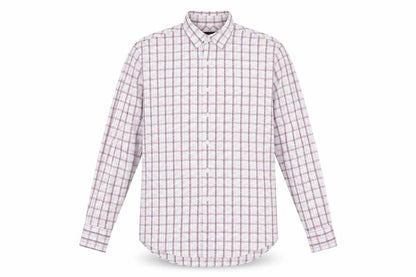 Austin Reed Men's Multicoloured Check Shirt L
