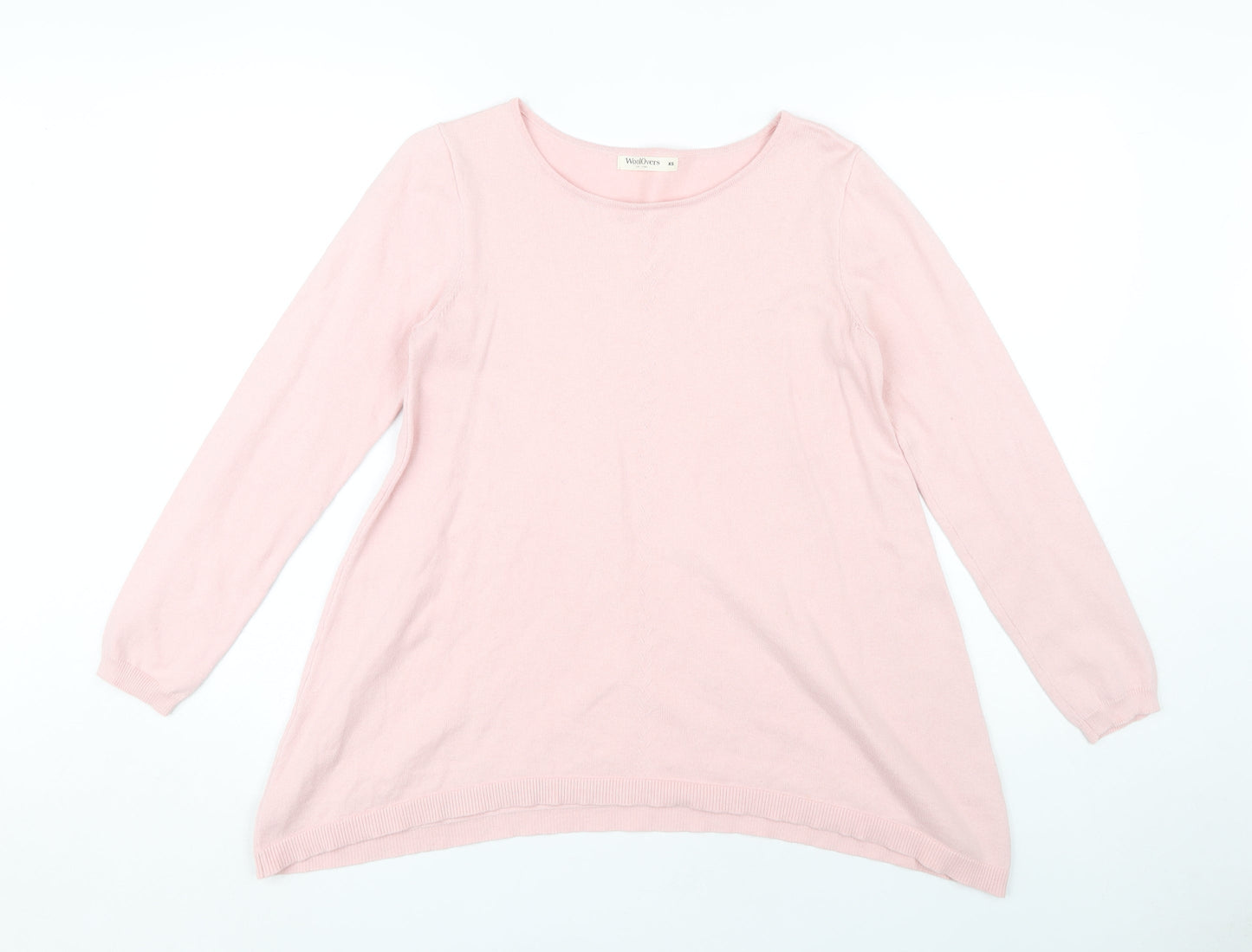 Womens UK Size XS Woolovers Pink Pullover Jumper
