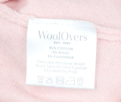 Womens UK Size XS Woolovers Pink Pullover Jumper