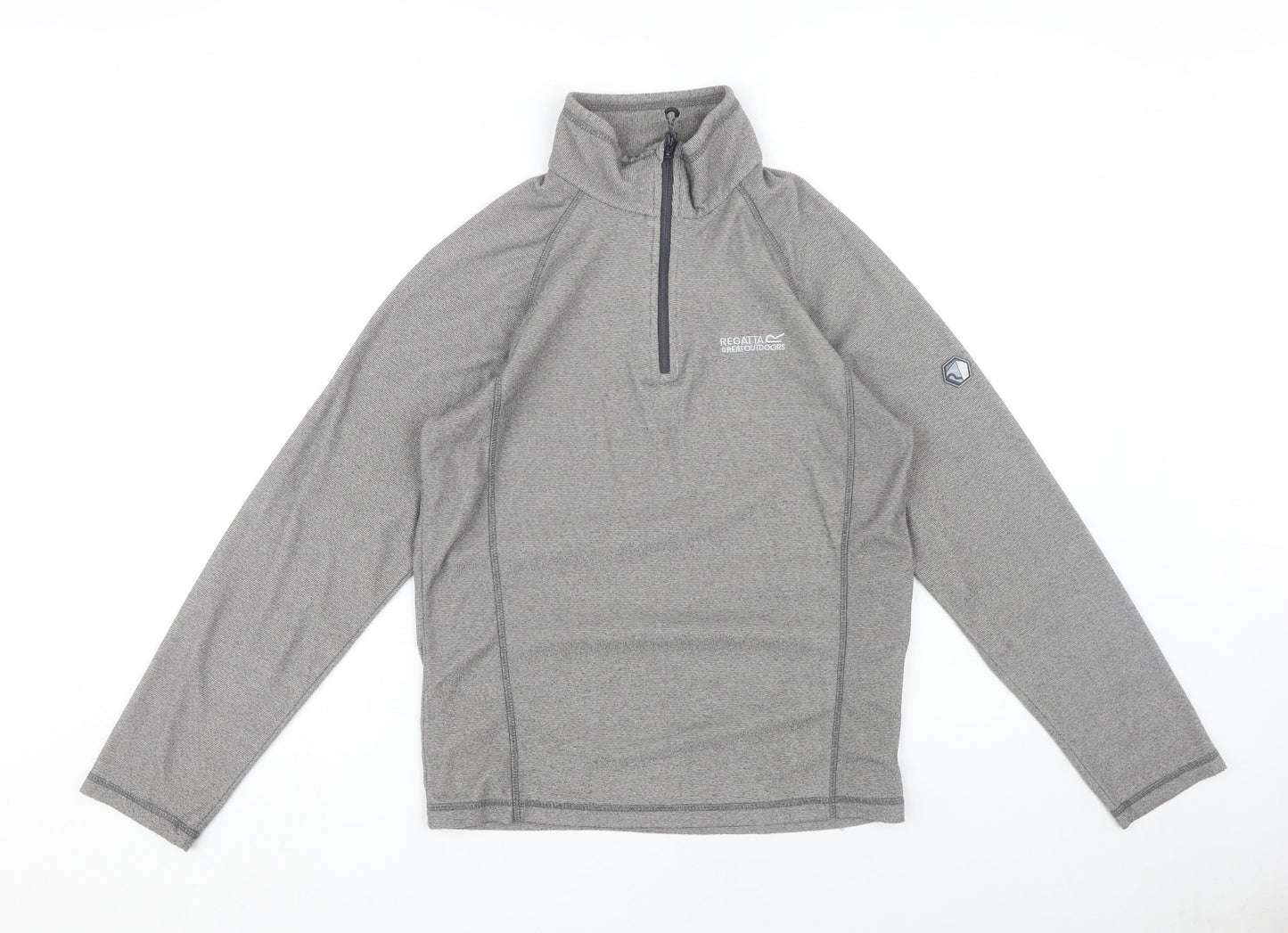Mens UK Size S Regatta Grey Full Zip Sweatshirt
