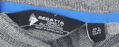 Mens UK Size S Regatta Grey Full Zip Sweatshirt