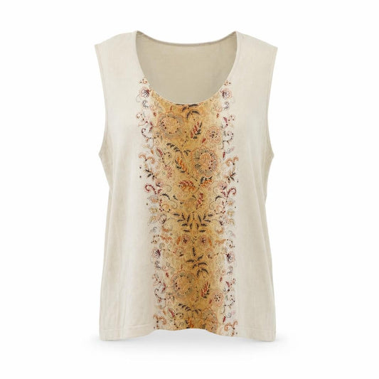 Womens UK Size L Windsmoor Beige Basic Tank