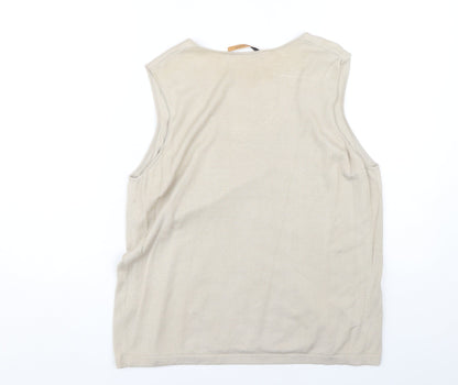 Womens UK Size L Windsmoor Beige Basic Tank