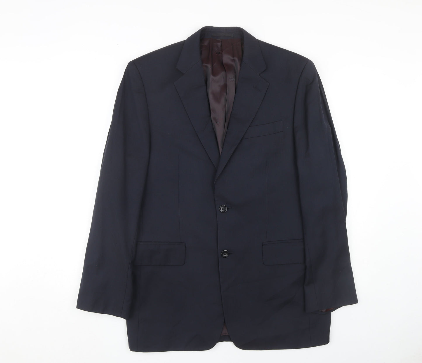 Mens UK Size 38 Chester Barrie Regular Blue Suit Jacket