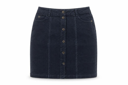 Womens UK Size 6 Fat Face Straight & Pencil Corduroy Skirt