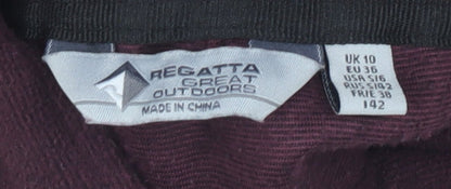 Womens UK Size 10 Regatta Purple Fleece