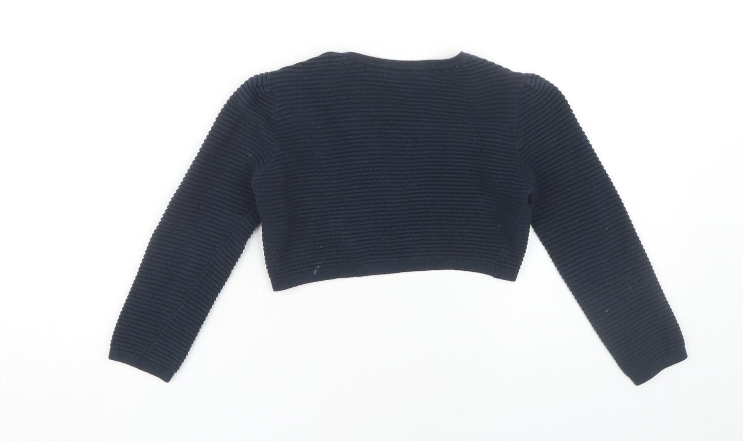 Jasper Conran Girls Blue Shrug, Size 4-5, Cotton, Casual Wear