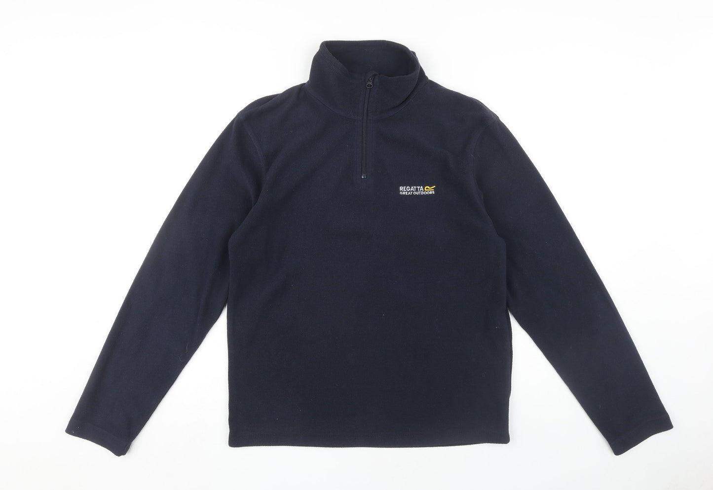 Mens UK Size S Regatta Blue 1/4 Zip Sweatshirt