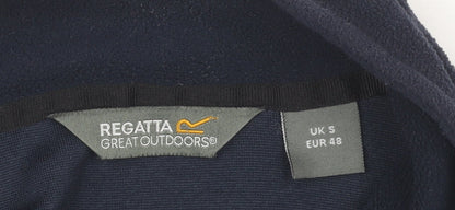Mens UK Size S Regatta Blue 1/4 Zip Sweatshirt