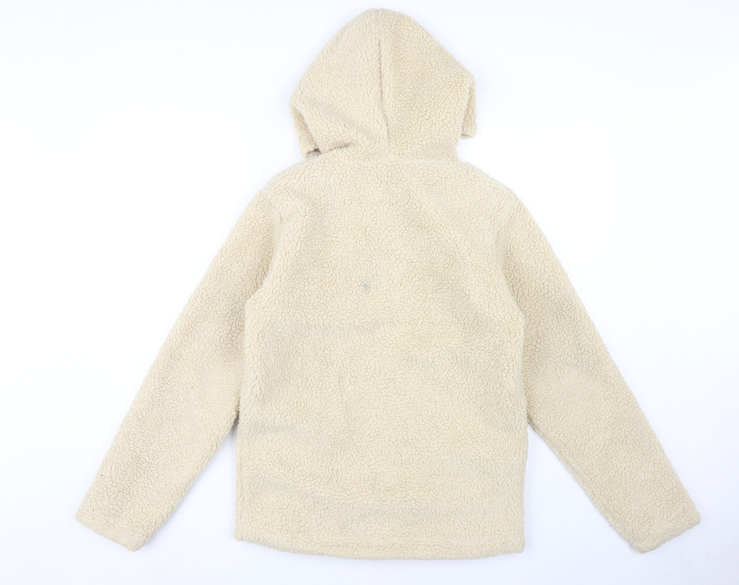 Kangaroo Poo Girls Beige Hooded Jacket 13 Years Casual Winter