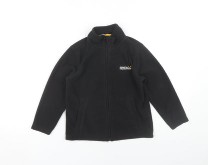 Regatta Boys' Black 5-6 Years Basic Jacket, Full Zip