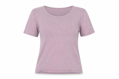 Womens UK Size 10 Eastex Pink Basic T-Shirt
