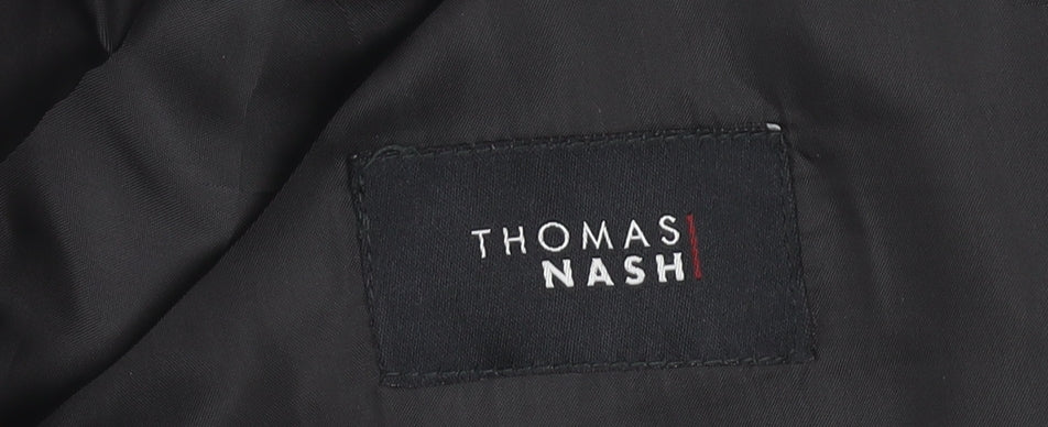 Thomas Nash Men's Black Suit Jacket 44 Regular Fit Business
