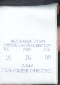 Alexon Women's Plaid Wool Jacket, Black/Grey, Size 10