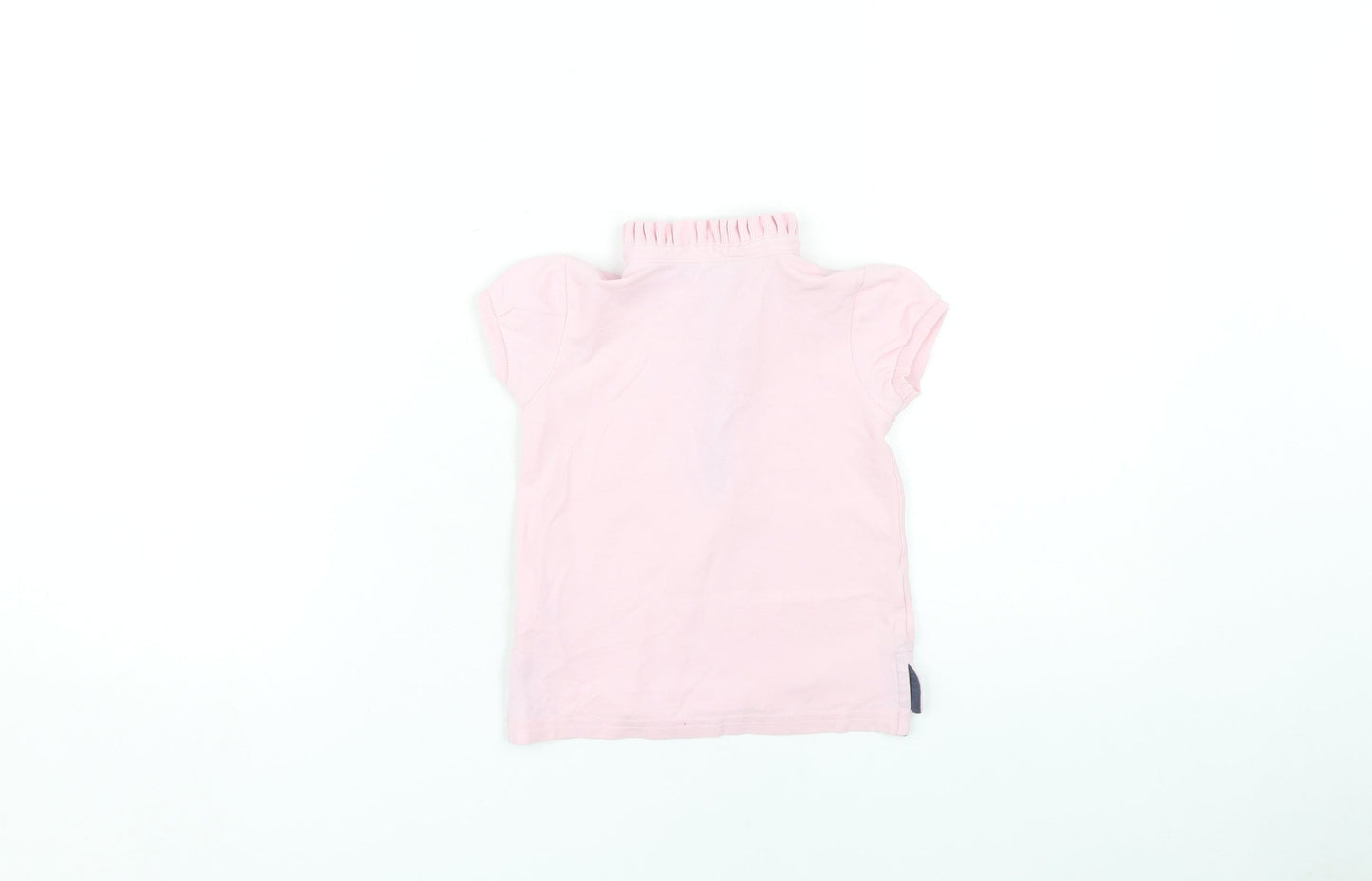 Ralph Lauren Girls Pink Polo Shirt 3-4 Years Short Sleeve