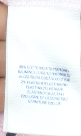 Ralph Lauren Girls Pink Polo Shirt 3-4 Years Short Sleeve