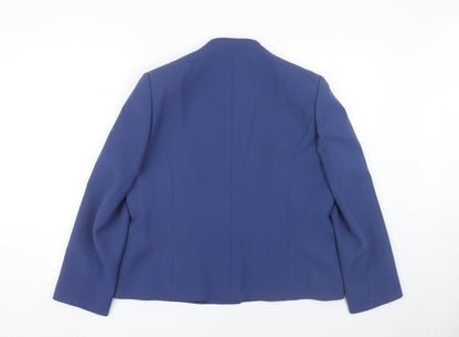 Womens UK Size 14 Eastex Blue  Blazer