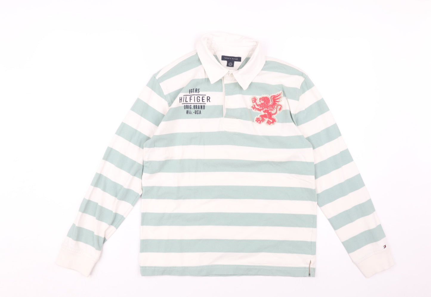 Tommy Hilfiger Boys Multicoloured Stripe Polo L 12-14