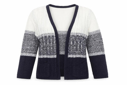 SoulCal & Co Women's Blue Open Front Cardigan, Size 14