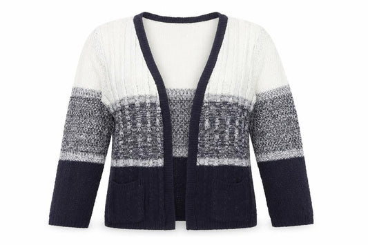 SoulCal & Co Women's Blue Open Front Cardigan, Size 14