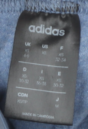 Womens UK Size XS adidas  Leggings Blue Leggings