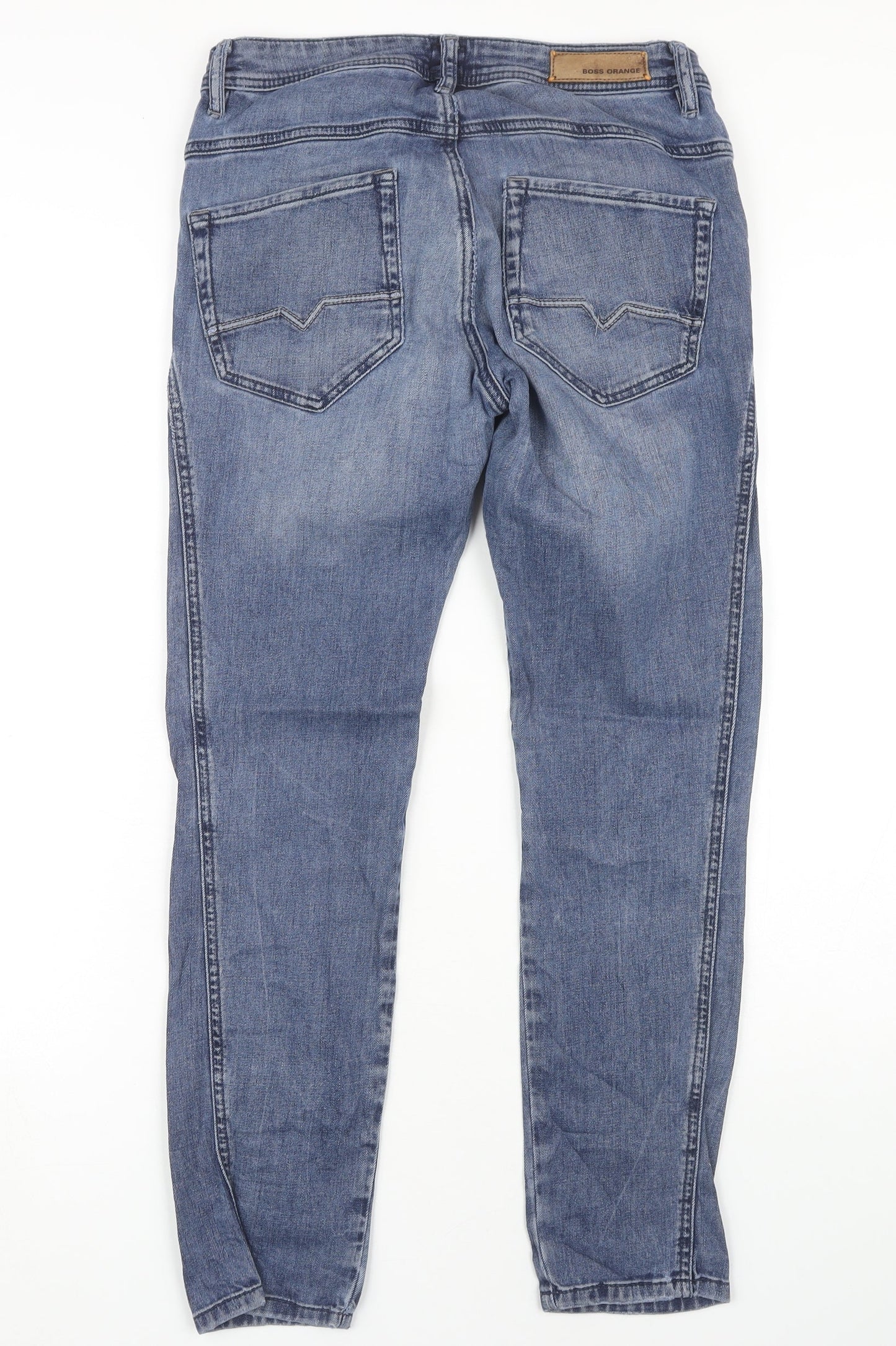 Hugo Boss Men's Blue Straight Jeans 26/32