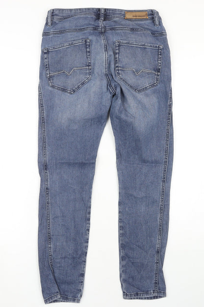 Hugo Boss Men's Blue Straight Jeans 26/32