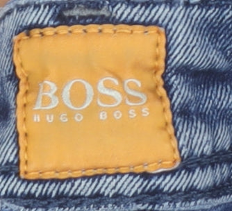 Hugo Boss Men's Blue Straight Jeans 26/32