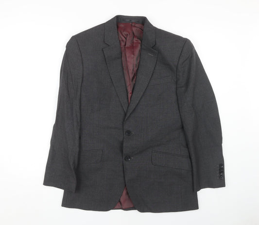 Mens UK Size 36 T.M.Lewin Regular Grey Suit Jacket