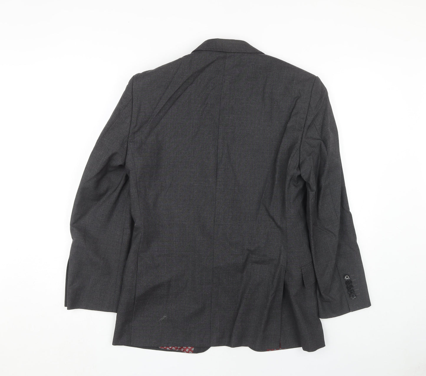 Mens UK Size 36 T.M.Lewin Regular Grey Suit Jacket
