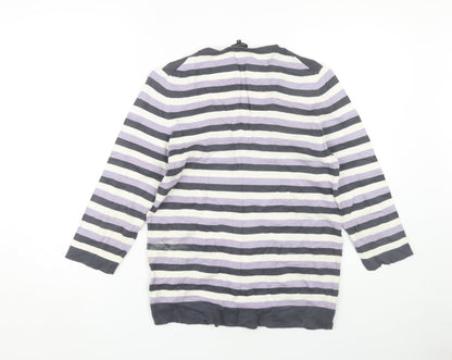 Jaeger Women's Multicoloured Striped Pullover M