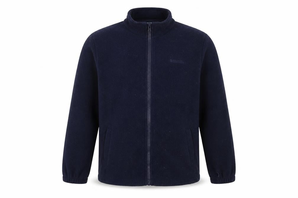 Front view of Mountain Warehouse boys’' blue 3-in-1 jacket, size 13, years