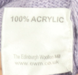 Honor Millburn Women’s Purple Mock Neck Sweater S