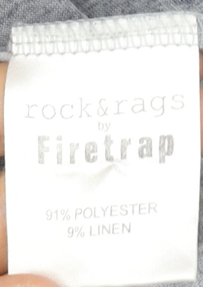 Firetrap Women's Grey Sheath Midi Dress, Size S, Sleeveless