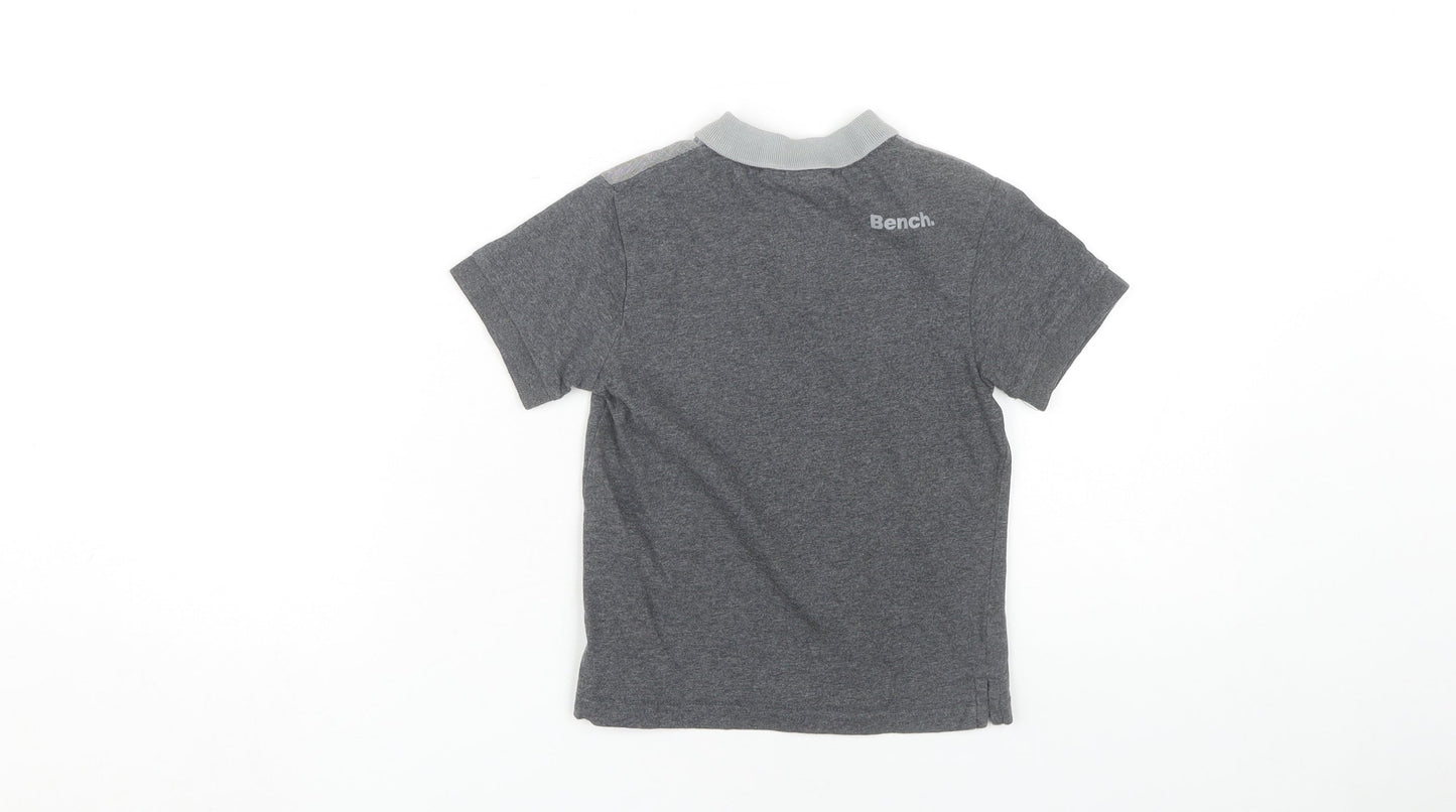 Bench Boys' Grey Polo Shirt, 5-6 Years, Casual Style