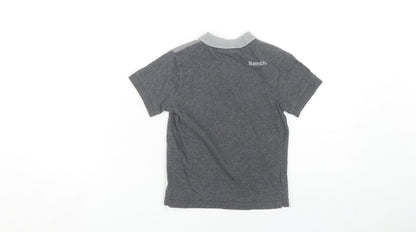 Bench Boys' Grey Polo Shirt, 5-6 Years, Casual Style