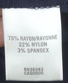 Van Heusen Blue Women's Straight Leg Trousers Size 8