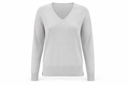 Womens UK Size 14 Caroline Morgan Grey Pullover Jumper