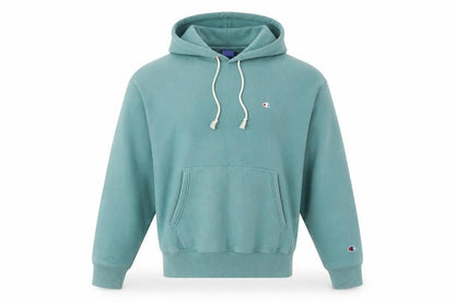 Mens UK Size S Champion Green Pullover Hoodie