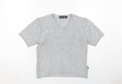 Trespass Women's Grey V-Neck Pullover Jumper Size 12