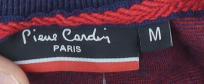 Pierre Cardin Men's Red Polo Shirt Size M