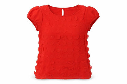 Teens UK Size 11 Ted Baker Red Basic Blouse