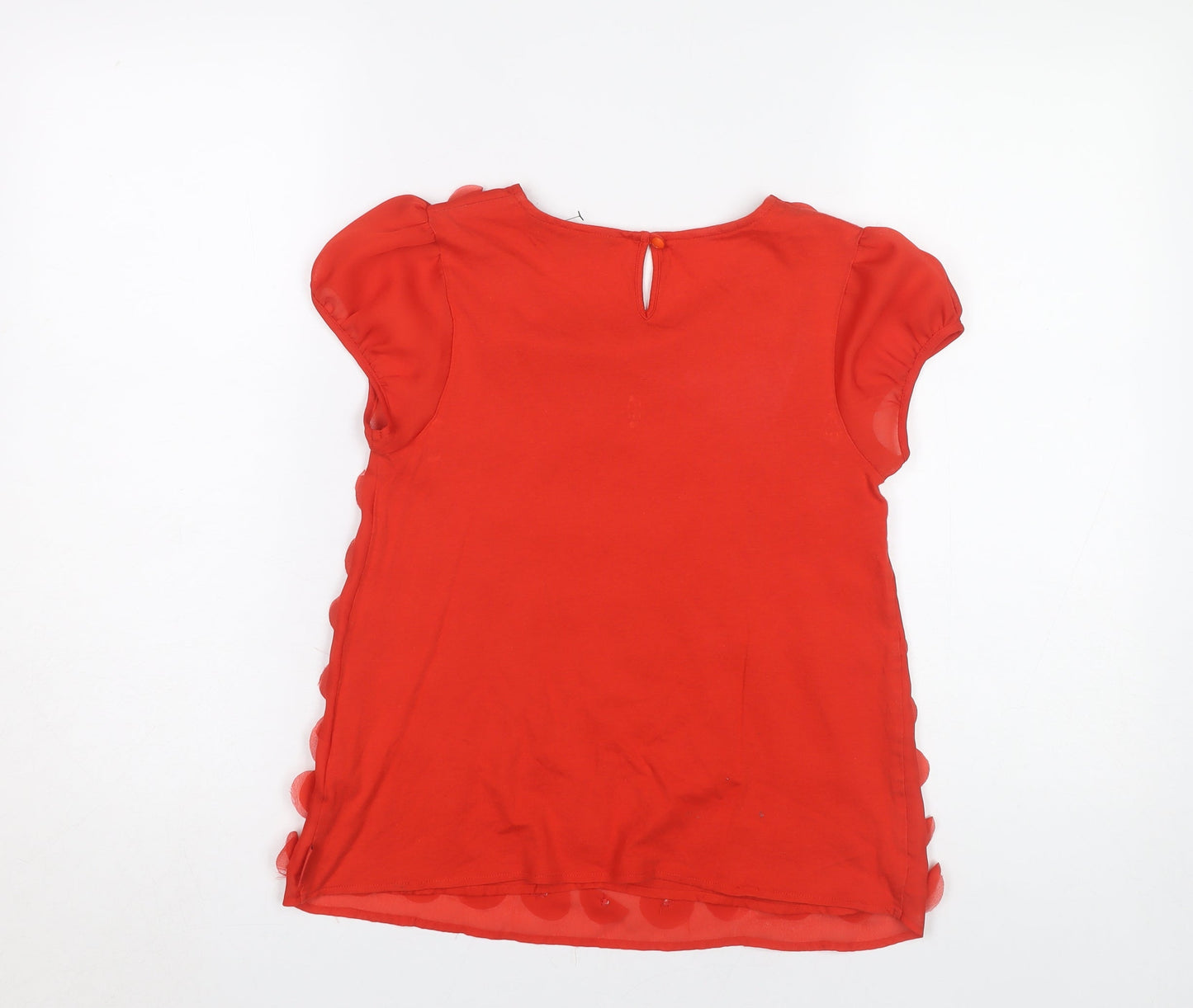 Teens UK Size 11 Ted Baker Red Basic Blouse